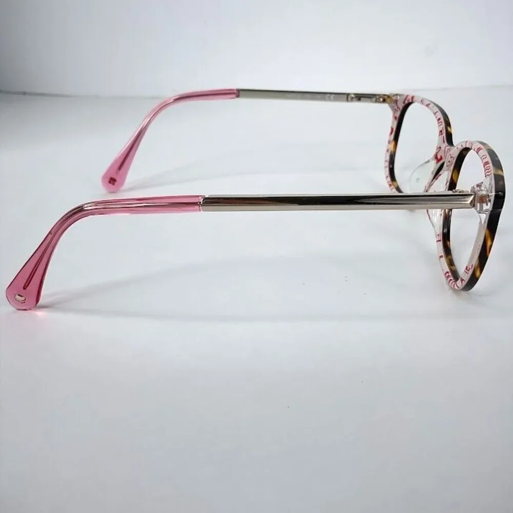 KATE SPADE Eyeglasses Tortoise Silver “Natalia” H7P 48-16-140 Frame